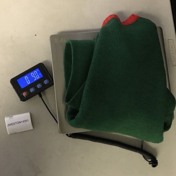 Norther Pole L Green Sweater Pullover Subpar Gift Giver Ugly Xmas Sweater - Picture 4 of 7